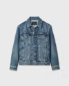 Rag & Bone Rb 3 Denim Trucker Jacket In Blue