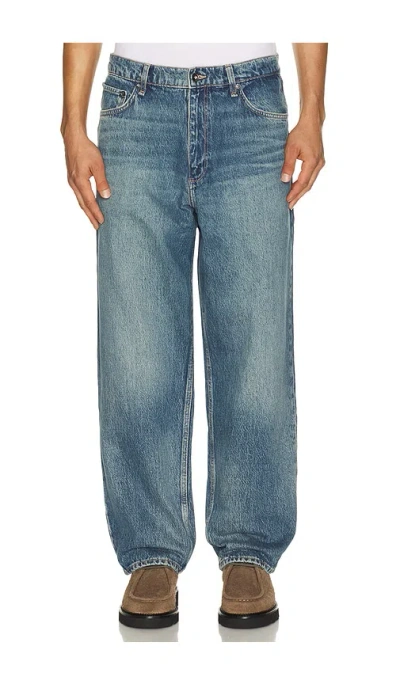 Rag & Bone Rb Baggy Authentic Rigid Jeans In Blue