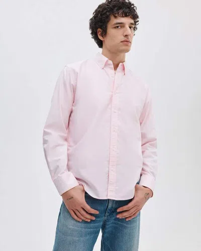 Rag & Bone Classic Fit Oxford Button-down Shirt In Pink