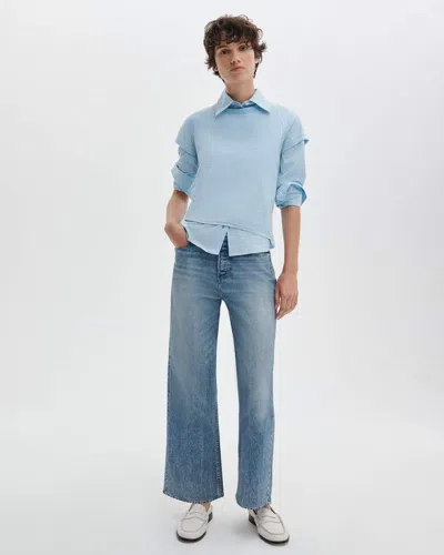 Rag & Bone Rb Miramar Andi Ankle Wide-leg Pant In Red