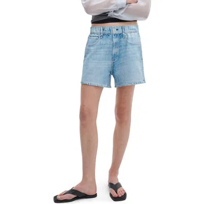 Rag & Bone Rb Miramar Cotton Terry Walking Shorts In Blue