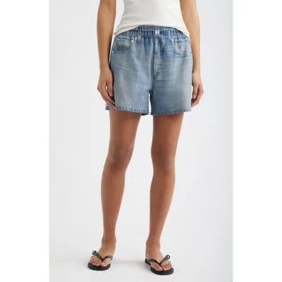 Rag & Bone Rb Miramar Cotton Terry Walking Shorts In Blue