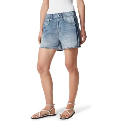 Rag & Bone Rb Miramar Cotton Terry Walking Shorts In Blue
