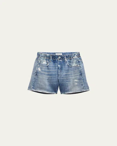 Rag & Bone Rb Miramar Cotton-terry Walking Shorts In Brooke