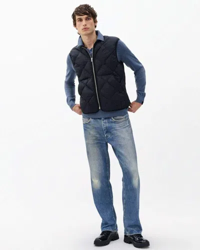 Rag & Bone Rb Miramar Fit 4 Straight Pants In Blue