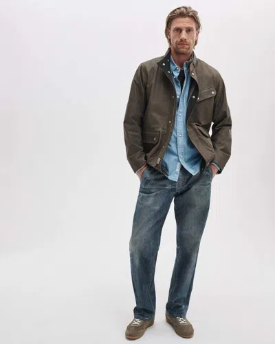 Rag & Bone Rb Miramar Fit 4 Straight Pants In Blue