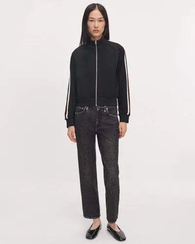 Rag & Bone Rb Miramar Harlow Ankle Straight Pant In Black