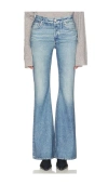 Rag & Bone Rb Miramar Ponte Dahlia Mid Rise Flare Jeans In Blue