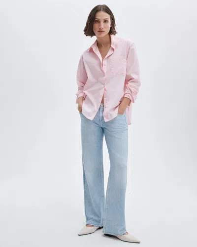 Rag & Bone Rb Miramar Saige Relaxed Straight Pants In Multi