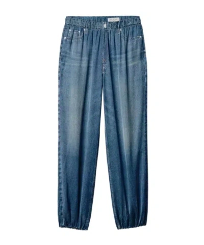 Rag & Bone Rb Miramar Satin Bubble Pant In Blue