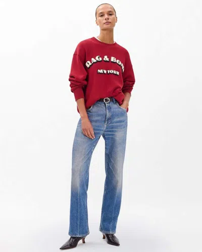 Rag & Bone Rb Miramar Shea Straight Pants In Multi