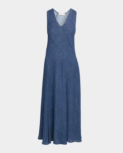 Rag & Bone Rb Miramar Sinead Maxi Dress In Blue
