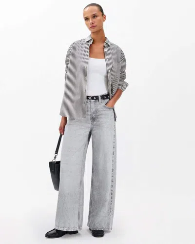 Rag & Bone Rb Miramar Sofie Ankle-length Pants In Gray