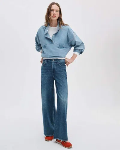 Rag & Bone Rb Miramar Sofie Ankle-length Pants In Blue