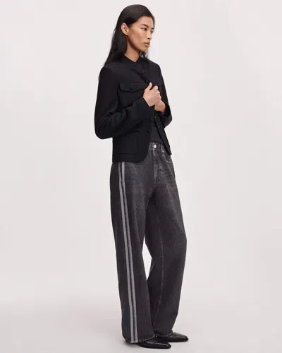 Rag & Bone Rb Miramar Sport Stripe Track Pant In Barren