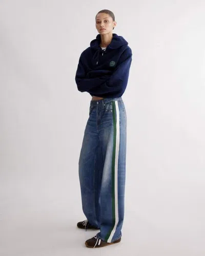 Rag & Bone Rb Miramar Sport Stripe Track Pants In Blue