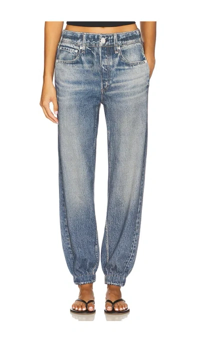 Rag & Bone Rb Miramar Terry Jogger Pant Jeans In Blue