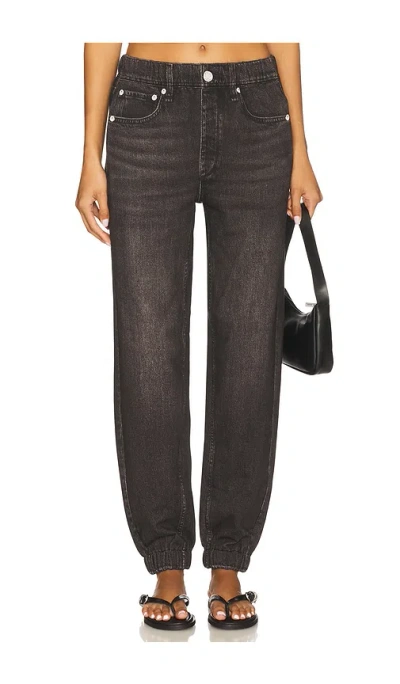 Rag & Bone Rb Miramar Terry Jogger Pant Jeans In Black