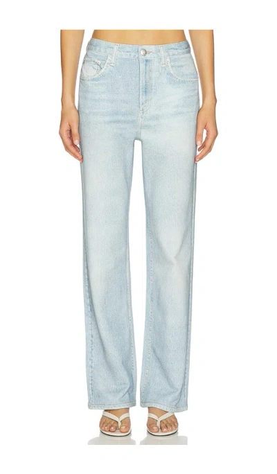 Rag & Bone Rb Miramar Terry Shea Ankle Straight Pants In Blue