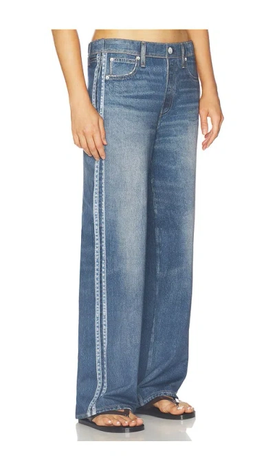 Rag & Bone Rb Miramar Terry Track Pant In Blue
