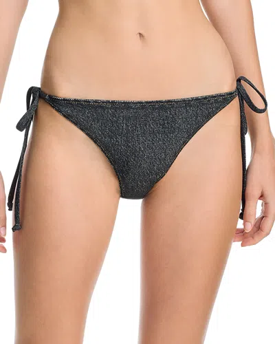 Rag & Bone Rb Miramar Triangle String Bikini Bottom In Black