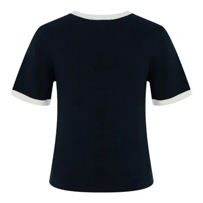 Rag & Bone Rb Ny Mica Ringer Tee In Black