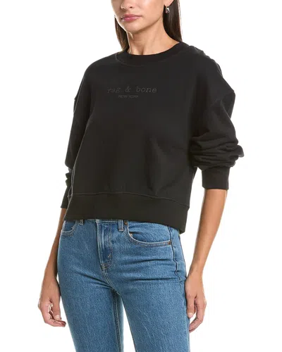 Rag & Bone Rb Terry Sweatshirt In Black