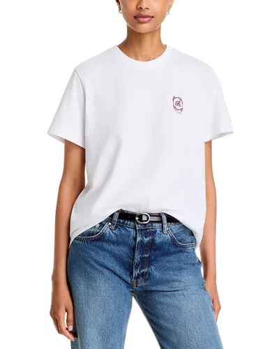 Rag & Bone Rb X Bloom Giovanni Cotton Tee In White