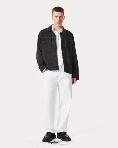 Rag & Bone Rbbaggy Fit Jeans In White