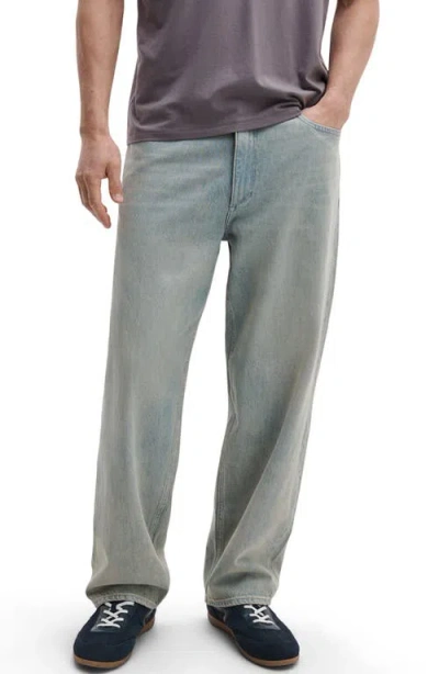 Rag & Bone Rbbaggy Rigid Infuse Straight Leg Jeans In Gray