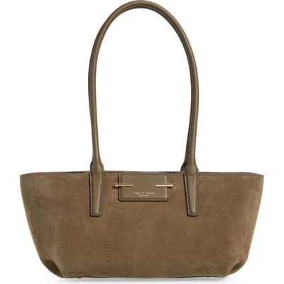 Rag & Bone Realm Suede Satchel In Brown