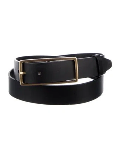 Pre-owned Rag & Bone Rebound Leather Belt In Black