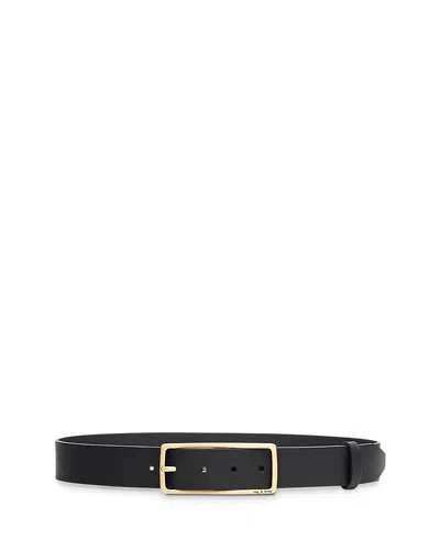 Rag & Bone Rebound Leather Belt In Black