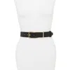 Rag & Bone Rebound Leather Belt In Black