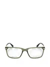Rag & Bone Rectangle-frame Glasses In Green