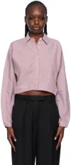 Rag & Bone Red & White Morgan Shirt In Redstrp