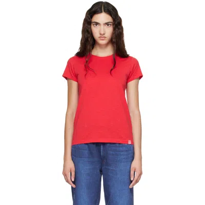 Rag & Bone レッド 'the Slub' Tシャツ In Red