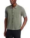 Rag & Bone Refined Knit Dalton Shirt In Green