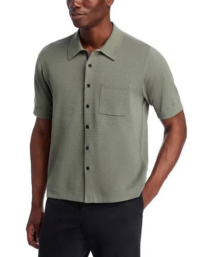 Rag & Bone Refined Knit Dalton Shirt In Green
