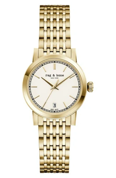 Rag & Bone Reign Bracelet Watch, 32mm In Gold
