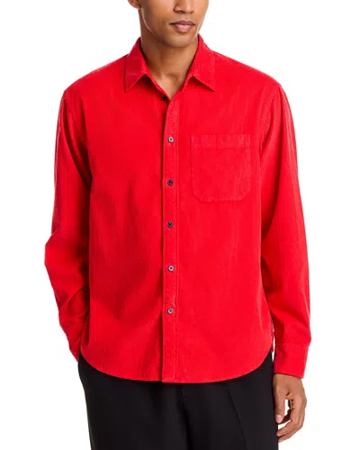 Rag & Bone Relaxed Corduroy Cotton Pocket Shirt In Multi