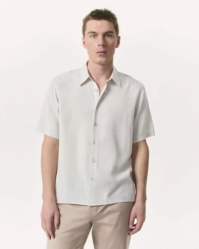 Rag & Bone Relaxed Fit Dalton Dobby Striped Shirt In Neutral