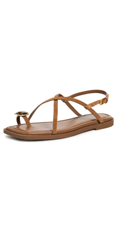 Rag & Bone Remi Flat Sandals Umbsd In Brown