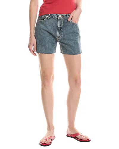 Rag & Bone Retro Cut Off Short In Blue