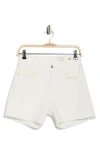Rag & Bone Retro Cutoff Denim Shorts In White