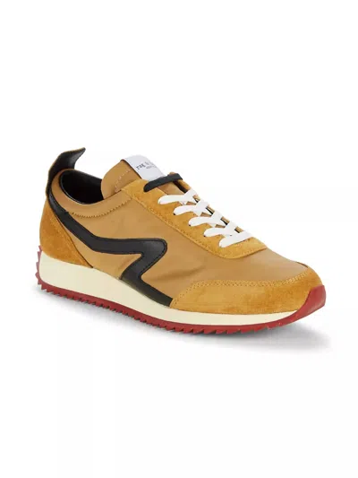 Rag & Bone Retro Runner In Mustard In Yellow