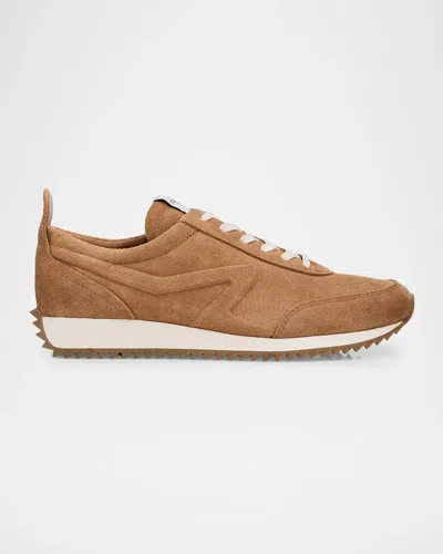 Rag & Bone Retro Runner Suede Sneakers In Brown