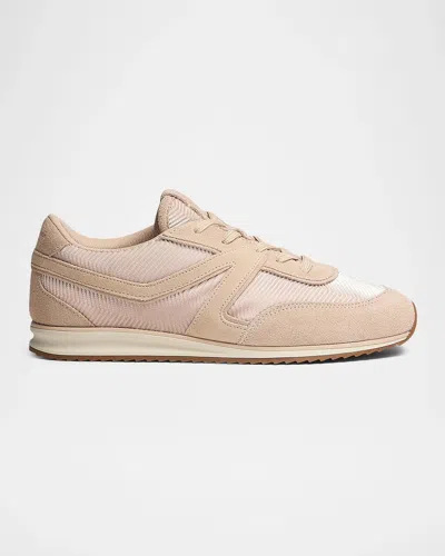 Rag & Bone Retro Suede Trainer Sneakers In Pink