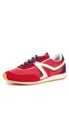 Rag & Bone Multicolor Retro Trainer Sneakers In Red