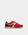 Rag & Bone Multicolor Retro Trainer Sneakers In Red